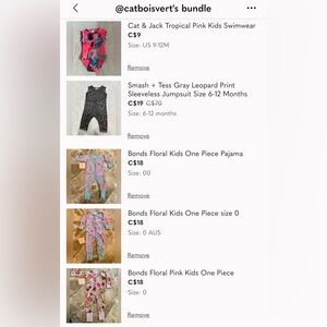 Custom Bundle Listing for CCO catboisvert